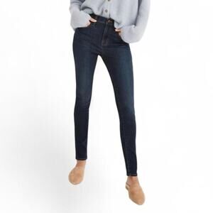 Madewell Size 26 High Rise Skinny Jeans MA983 Blue Stretch Tencel Edition